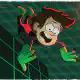 Dipper falling in a chasm